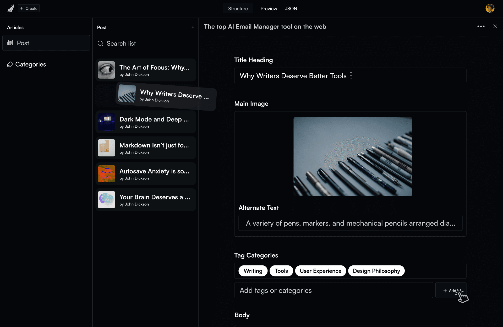 editor dashboard image